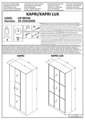 Forma Ideale KAPRI UP 00744 Instructions D'assemblage