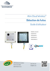 Atim Cloud Wireless LoRaWAN ACW/SF8-WL-I Guide De L'utilisateur