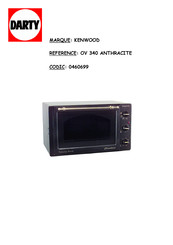 Kenwood OV 340 Mode D'emploi