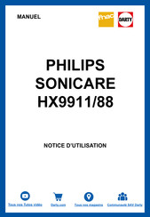 Philips SONICARE HX9911/88 Mode D'emploi