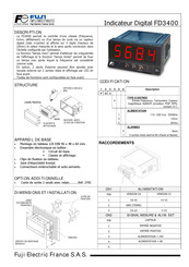 Fuji Electric FD3400 Guide Rapide