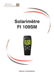 Francaise d'Instrumentation FI 109SM Notice D'utilisation