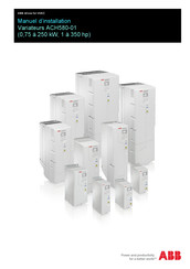 Abb ACH580-01 Serie Manuel D'installation