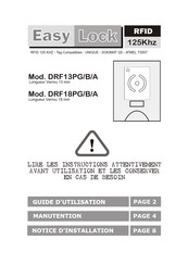 Digitron Easy Lock DRF13PG Guide D'utilisation