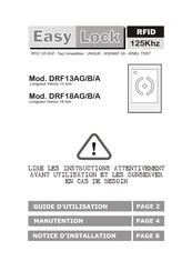 Digitron Easy Lock DRF18AB Manuel D'instructions