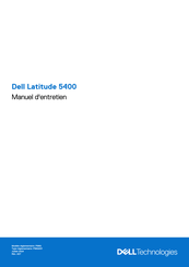 Dell Latitude 5400 Manuel D'entretien