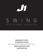 Swing JUST1 Guide D'utilisation Et D'instruction