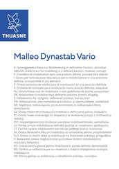 Thuasne Malleo Dynastab Vario Mode D'emploi