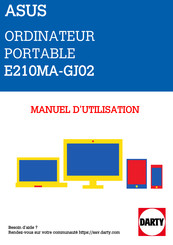 Asus E210MA-GJ02 Manuel Électronique