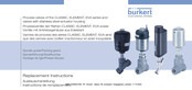 Burkert ELEMENT Série Instructions De Remplacement