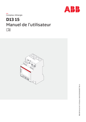 ABB D13 15 Manuel De L'utilisateur