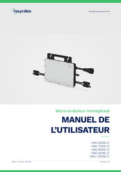 Hoymiles HMS-600W-2T Manuel De L'utilisateur