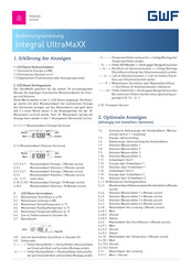 GWF Integral UltraMaXX Mode D'emploi