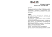 Hadex CAR1.6K Mode D'emploi