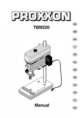 Proxxon TBM220 Manuel D'instructions