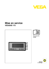 Vega VEGADIS 175 Guide De Mise En Service