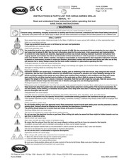 SIOUX SDR4A Série Instructions