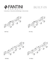 Fantini Rubinetti BUILT-IN R117AU Instructions De Montage