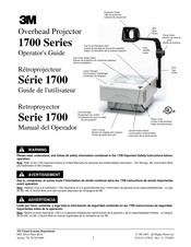 3M 1700 Série Guide De L'utilisateur