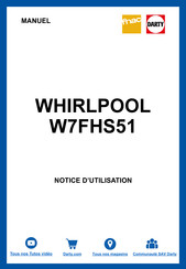 Whirlpool W7FHS51 Guide D'utilisation