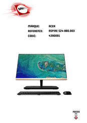 Acer Aspire All-in-one S24-880.003 Manuel D'utilisation