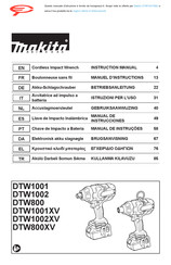 Makita DTW1001RMJ Manuel D'instructions