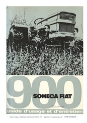 Fiat SOMECA 900 Guide D'usage