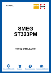 Smeg ST323PM Instructions Pour L'installateur