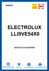 Electrolux LLI9VE54X0 Manuel De L'utilisateur