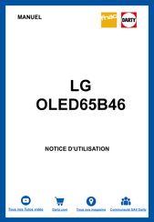 LG OLED65B46 Guide De L'utilisateur