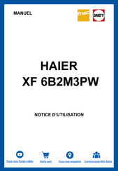 Haier XF 6B2M3PW Manuel D'utilisation