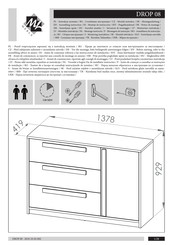 ML MEBLE DROP 08 Notice De Montage