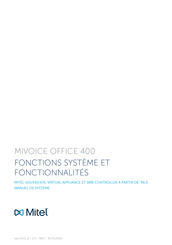 Mitel MiVoice Office 400 Mode D'emploi