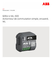 ABB 62811 U-WL-500 Manuel Produit