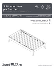 South Shore 12473 Instructions D'assemblage
