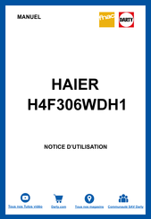 Haier H4F226 DH1 Serie Notice D'utilisation