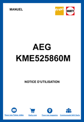 AEG KME525860M Notice D'utilisation