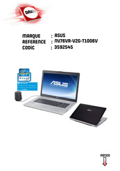 Asus R701V Serie Manuel D'utilisation