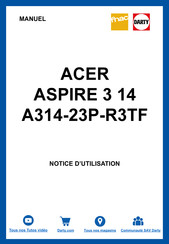 Acer A314-23M Manuel D'utilisation