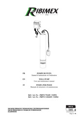 Ribimex PRPVC75 Manuel D'instructions Et D'utilisation