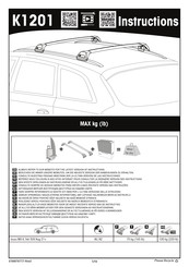 Yakima K1201 Instructions