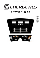 Energetics POWER RUN 3.5 Instructions