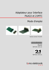 tams elektronik 70-01045 Mode D'emploi