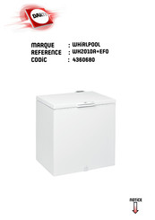 Whirlpool WH2010 A+E FO Directives D'utilisation