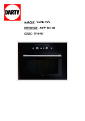 Whirlpool AMW 501 NB Mode D'emploi