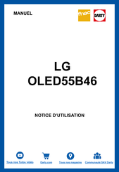 LG OLED55B46 Guide De L'utilisateur