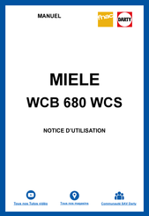 Miele WCB 680 Mode D'emploi