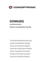 Conceptronic DONN28G Guide D'installation Rapide