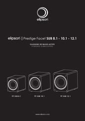 Elipson Prestige Facet SUB 10.1 Manuel D'utilisation