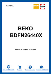 Beko BDFN26440X Mode D'emploi